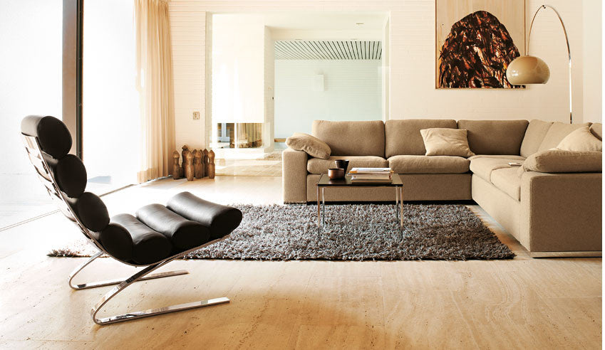 Sinus Chair and Ottoman by COR for sale at Home Resource Modern Furniture Store Sarasota Florida