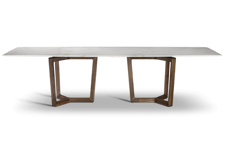 Poltrona Frau Bolero Ravel Dining Table with marble top and elegant wooden base, showcasing Italian craftsmanship. Available at Home Resource of Sarasota, Florida.
  by Poltrona Frau, available at the Home Resource furniture store Sarasota Florida