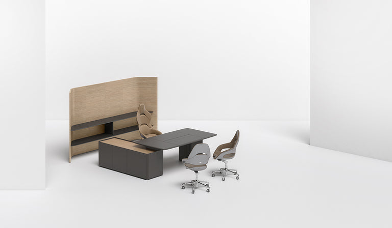 TRUST ICONIC DESK by Poltrona Frau for sale at Home Resource Modern Furniture Store Sarasota Florida