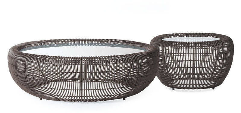 Croissant Coffee and End Table  by Kenneth Cobonpue, available at the Home Resource furniture store Sarasota Florida