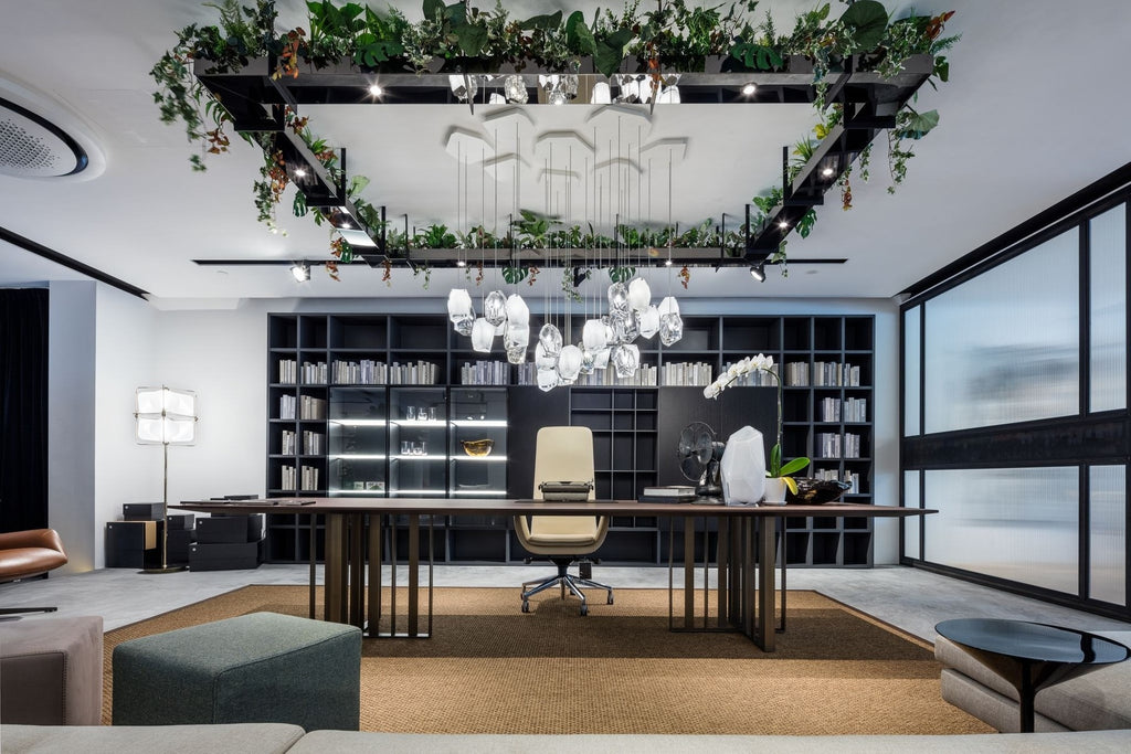 CRYSTAL ROCK RAW PENDANT by LASVIT for sale at Home Resource Modern Furniture Store Sarasota Florida