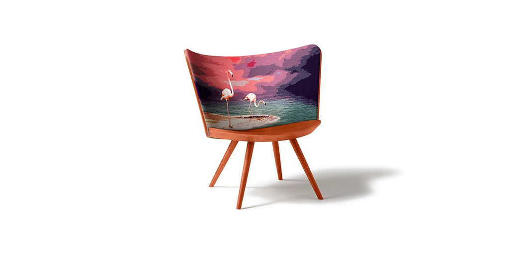 EMBROIDERY CHAIR  by Cappellini, available at the Home Resource furniture store Sarasota Florida