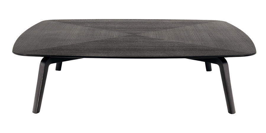 Fiorile Coffee and Side Tables by Poltrona Frau, featuring solid ash supports, birch plywood surfaces with ash veneer, and inlay work. Geometric design, multiple shapes and sizes, dynamic arrangements. by Poltrona Frau for sale at Home Resource Modern Furniture Store Sarasota Florida