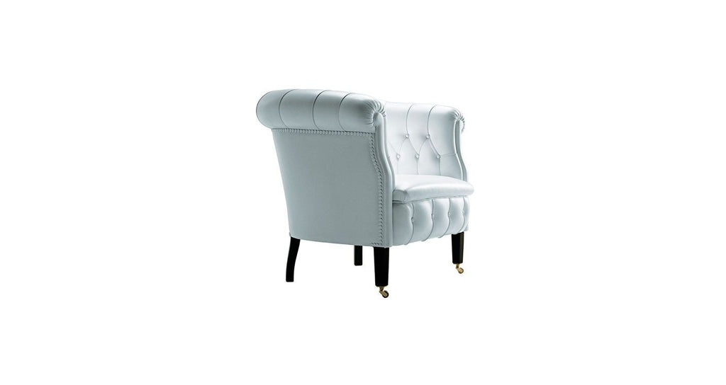 Fumoir armchair by Poltrona Frau, featuring 1920s design inspired by 18th century club armchairs, low backrest, Pelle Frau® leather upholstery, and sophisticated craftsmanship.  by Poltrona Frau, available at the Home Resource furniture store Sarasota Florida