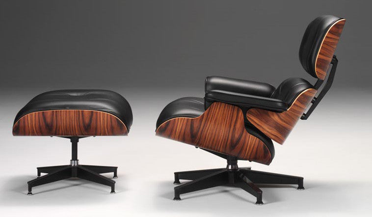 EAMES LOUNGE CHAIR AND OTTOMAN  by Herman Miller, available at the Home Resource furniture store Sarasota Florida