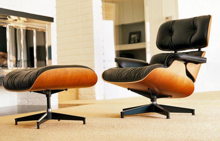 Eames Lounge Chair and Ottoman by Herman Miller, modern and ergonomic design, perfect for living rooms, available at Home Resource Sarasota. by Herman Miller for sale at Home Resource Modern Furniture Store Sarasota Florida