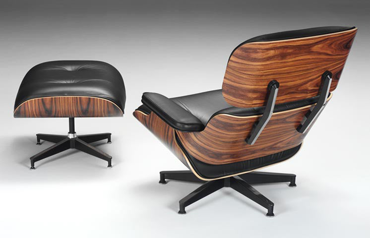 Eames Lounge Chair and Ottoman by Herman Miller, modern and ergonomic design, perfect for living rooms, available at Home Resource Sarasota. by Herman Miller for sale at Home Resource Modern Furniture Store Sarasota Florida