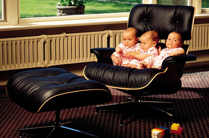 Eames Lounge Chair and Ottoman by Herman Miller, modern and ergonomic design, perfect for living rooms, available at Home Resource Sarasota. by Herman Miller for sale at Home Resource Modern Furniture Store Sarasota Florida