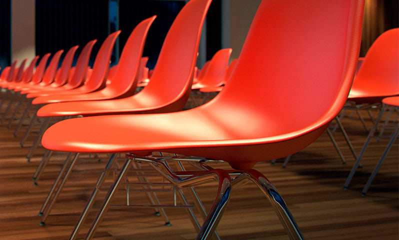 Eames Molded Plastic Chairs by Herman Miller, ergonomic and modern design, perfect for offices or homes, available at Home Resource Sarasota. by Herman Miller for sale at Home Resource Modern Furniture Store Sarasota Florida