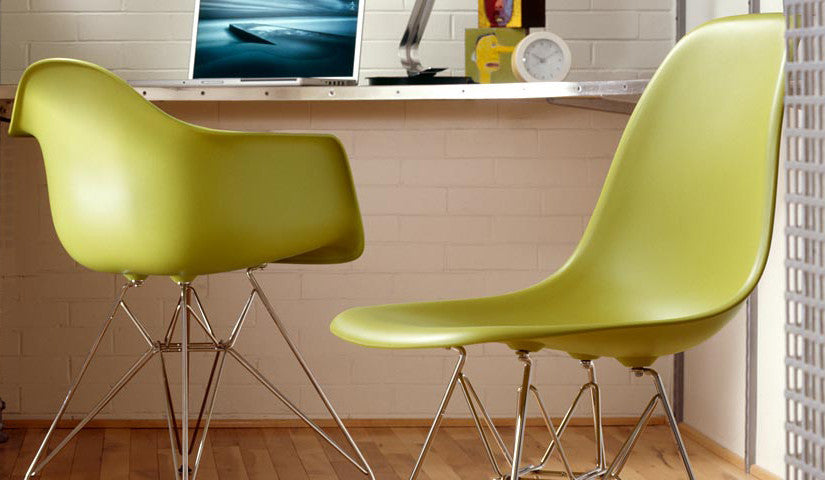 Eames Molded Plastic Chairs by Herman Miller, ergonomic and modern design, perfect for offices or homes, available at Home Resource Sarasota. by Herman Miller for sale at Home Resource Modern Furniture Store Sarasota Florida