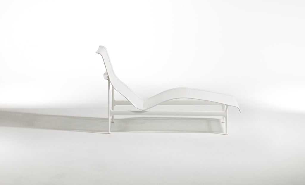 Knoll 1966 Collection Contour Chaise Lounge featuring sleek design, weather-resistant materials, and timeless functionality for outdoor relaxation. by Knoll for sale at Home Resource Modern Furniture Store Sarasota Florida