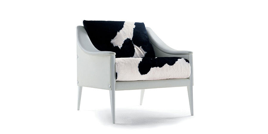 Poltrona Frau Dezza armchair, upholstered in fine leather with sophisticated design. Available at Home Resource of Sarasota, Florida.
 by Poltrona Frau for sale at Home Resource Modern Furniture Store Sarasota Florida
