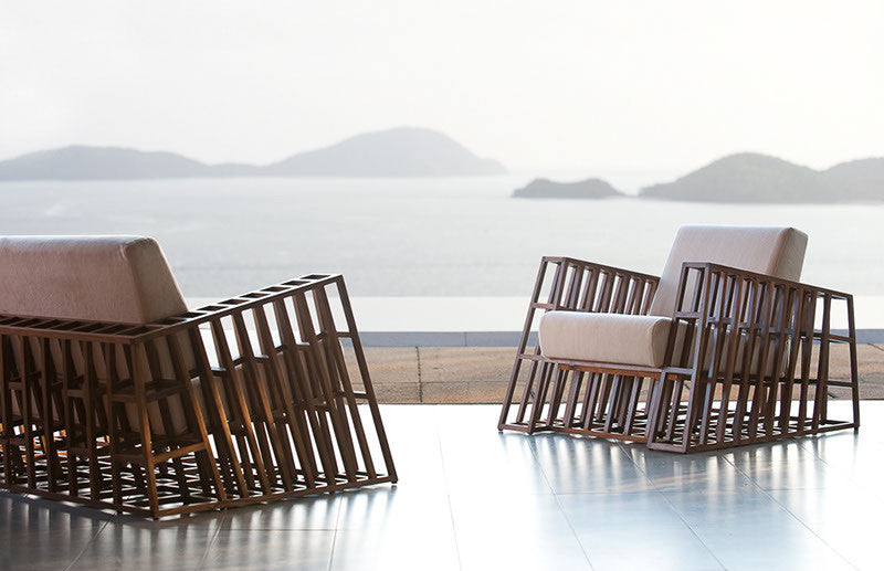 Tilt Armchair  by Kenneth Cobonpue, available at the Home Resource furniture store Sarasota Florida