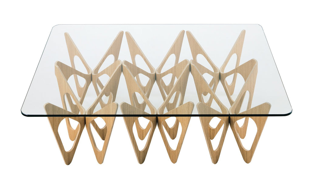 BUTTERFLY COCKTAIL TABLE  by Zanotta, available at the Home Resource furniture store Sarasota Florida