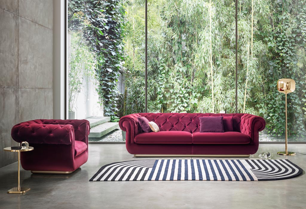 OPERA SOFA  by GHIDINI 1961, available at the Home Resource furniture store Sarasota Florida