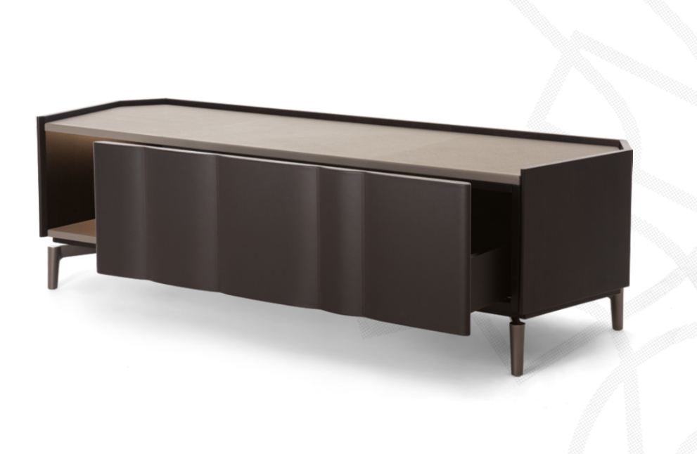 Giorgetti Delphi chest of drawers – a handcrafted Italian-made chest with functional elegance and modern design, offering sophistication for the living room. by Giorgetti for sale at Home Resource Modern Furniture Store Sarasota Florida