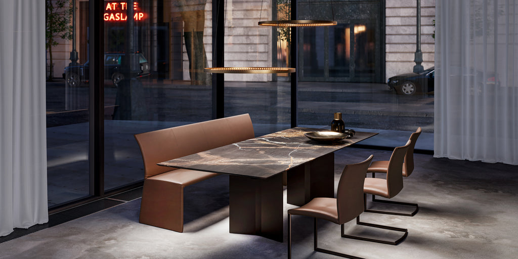 Atlas Dining Table by DRAENERT for sale at Home Resource Modern Furniture Store Sarasota Florida