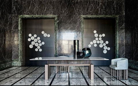 G-CODE Table by Giorgetti – Italian-made dining table with modern Italian design, luxury craftsmanship, and functional elegance. Available at Home Resource of Sarasota, Florida. by Giorgetti