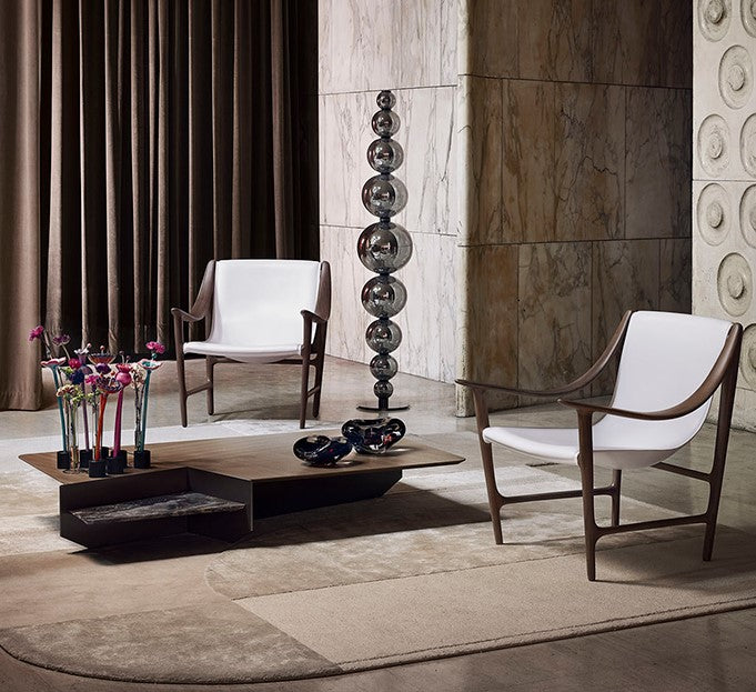 Ghiblim table by Giorgetti – Italian-made living room table with modern Italian design, skillfully combining materials and finishes for functional elegance and sophistication, available at Home Resource of Sarasota, Florida. by Giorgetti for sale at Home Resource Modern Furniture Store Sarasota Florida