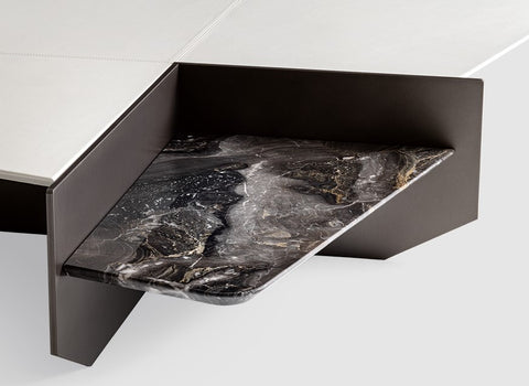 Ghiblim table by Giorgetti – Italian-made living room table with modern Italian design, skillfully combining materials and finishes for functional elegance and sophistication, available at Home Resource of Sarasota, Florida. by Giorgetti