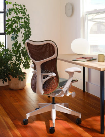 Herman Miller Mirra 2 office chair with ergonomic, modern design and dynamic support, available at Home Resource Sarasota Florida.