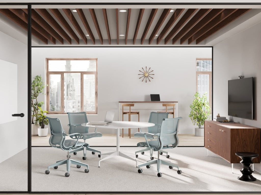 Setu Task Chair by Herman Miller features a breathable, flexible design with ergonomic support, available at Home Resource of Sarasota Florida. by Herman Miller for sale at Home Resource Modern Furniture Store Sarasota Florida