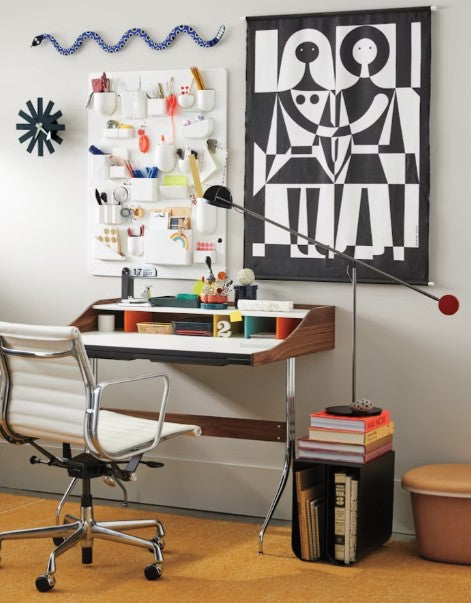 Herman Miller Furniture Swag Leg Desk with iconic modern design, ergonomic features, and versatile use for offices or homes, available at Home Resource of Sarasota, Florida. by Herman Miller for sale at Home Resource Modern Furniture Store Sarasota Florida