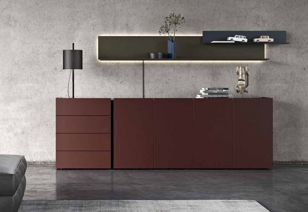 Interlübke’s Jorel sideboard in sleek, handle-less design with German craftsmanship. Available at Home Resource of Sarasota Florida.
 by INTERLUBKE for sale at Home Resource Modern Furniture Store Sarasota Florida