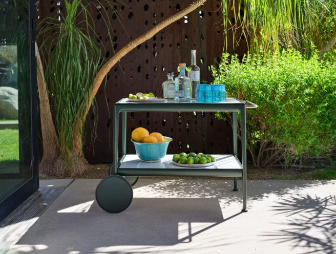 Knoll 1966 Collection Serving Cart featuring iconic design, durable materials, and versatile functionality for outdoor and indoor spaces. by Knoll for sale at Home Resource Modern Furniture Store Sarasota Florida