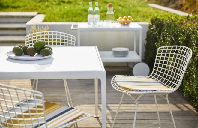 Knoll 1966 Collection Serving Cart featuring iconic design, durable materials, and versatile functionality for outdoor and indoor spaces. by Knoll for sale at Home Resource Modern Furniture Store Sarasota Florida