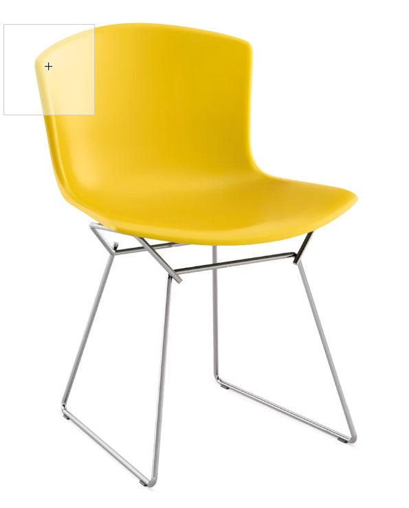 Knoll Bertoia Molded Shell Side Chair featuring iconic mid-century modern design, vibrant color options, and timeless sophistication for living rooms. by Knoll for sale at Home Resource Modern Furniture Store Sarasota Florida