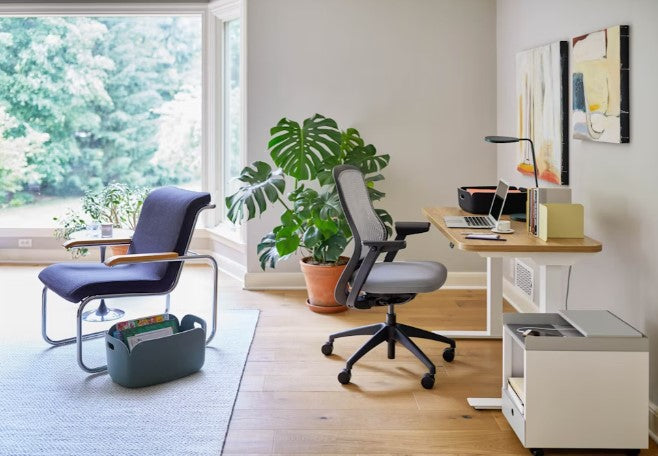 Knoll ReGeneration Chair featuring sustainable materials, minimalist design, and ergonomic support for modern office spaces. by Knoll for sale at Home Resource Modern Furniture Store Sarasota Florida