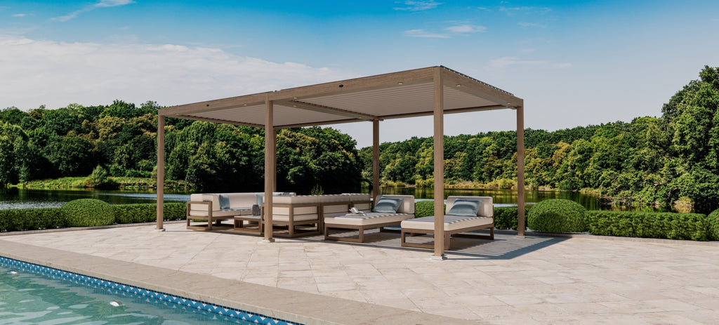 Ocean Master M1 Plus Solanox Pergola by TUUCI for sale at Home Resource Modern Furniture Store Sarasota Florida