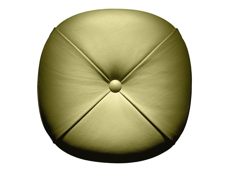 Leplì pouf by Poltrona Frau, crafted with fine Pelle Frau® leather or fabric, showcasing exquisite craftsmanship and modern Italian design. by Poltrona Frau for sale at Home Resource Modern Furniture Store Sarasota Florida