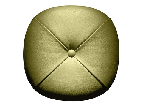 Leplì pouf by Poltrona Frau, crafted with fine Pelle Frau® leather or fabric, showcasing exquisite craftsmanship and modern Italian design. by Poltrona Frau