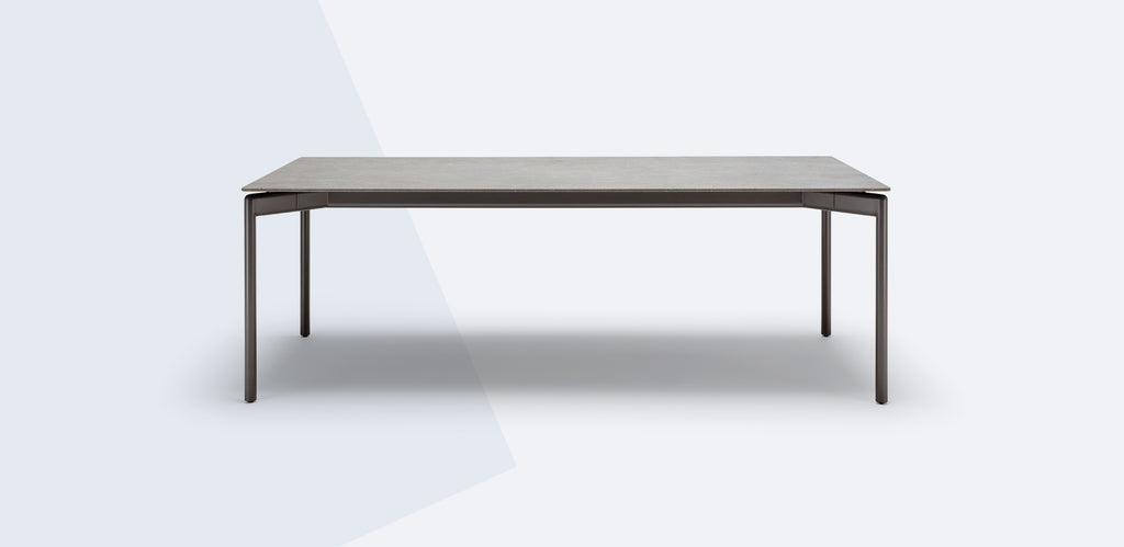 SUNO OUTDOOR TABLE by Rolf Benz for sale at Home Resource Modern Furniture Store Sarasota Florida