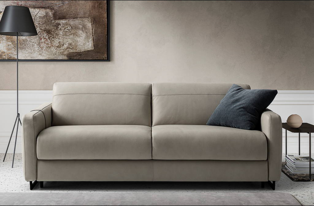 Maya Sleeper Sofa  by NICOLINE, available at the Home Resource furniture store Sarasota Florida