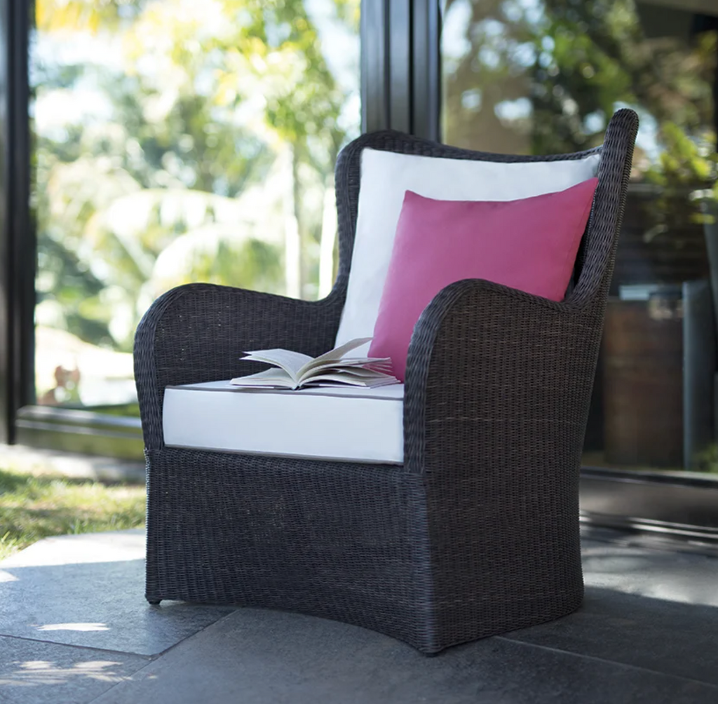 Butterfly ll Armchair  by Janus et Cie, available at the Home Resource furniture store Sarasota Florida