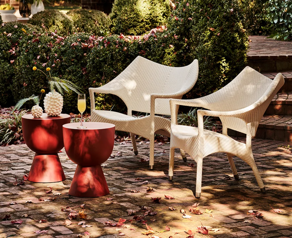 Drum Side Table by Janus et Cie for sale at Home Resource Modern Furniture Store Sarasota Florida