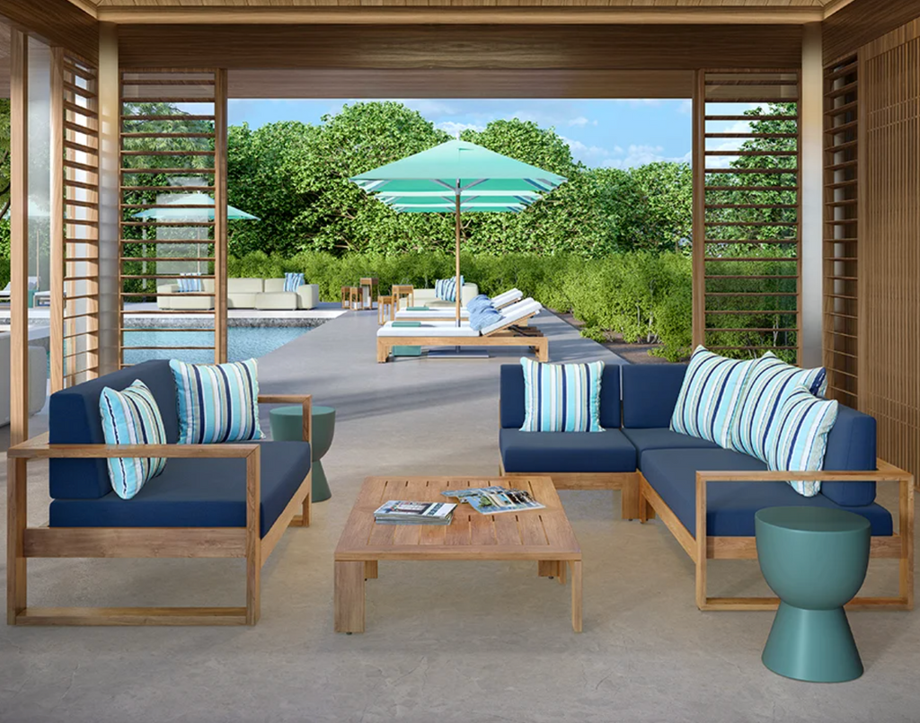 Drum Side Table by Janus et Cie for sale at Home Resource Modern Furniture Store Sarasota Florida