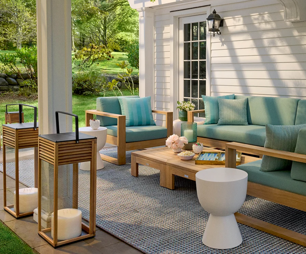 Drum Side Table by Janus et Cie for sale at Home Resource Modern Furniture Store Sarasota Florida