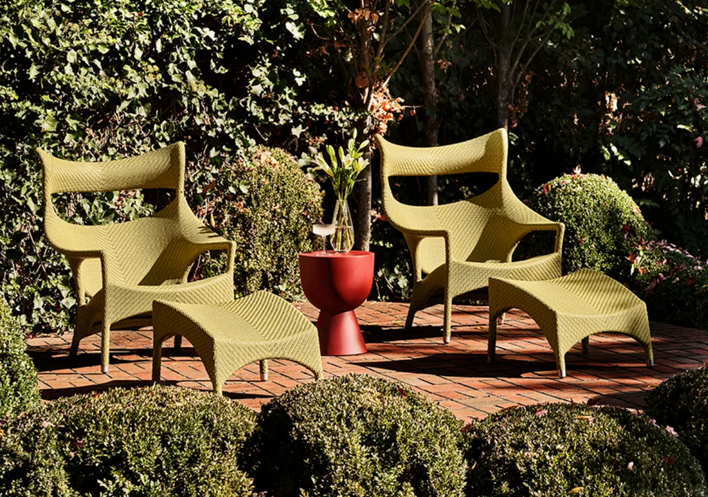 Drum Side Table by Janus et Cie for sale at Home Resource Modern Furniture Store Sarasota Florida