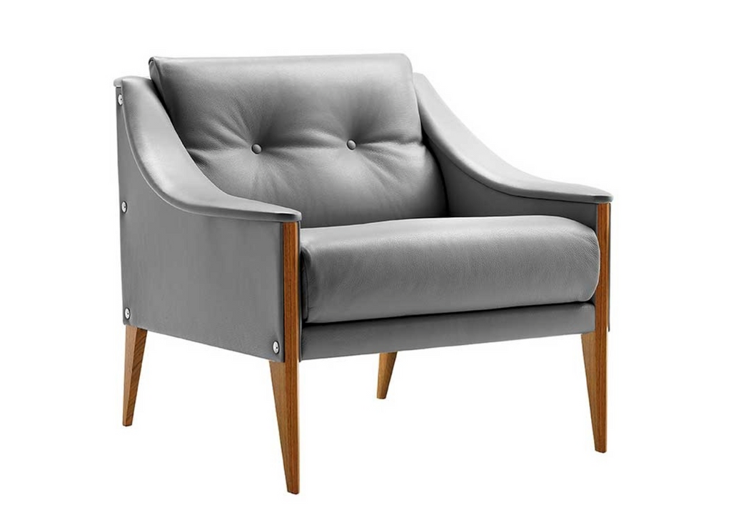 DEZZA ARMCHAIR  by Poltrona Frau, available at the Home Resource furniture store Sarasota Florida