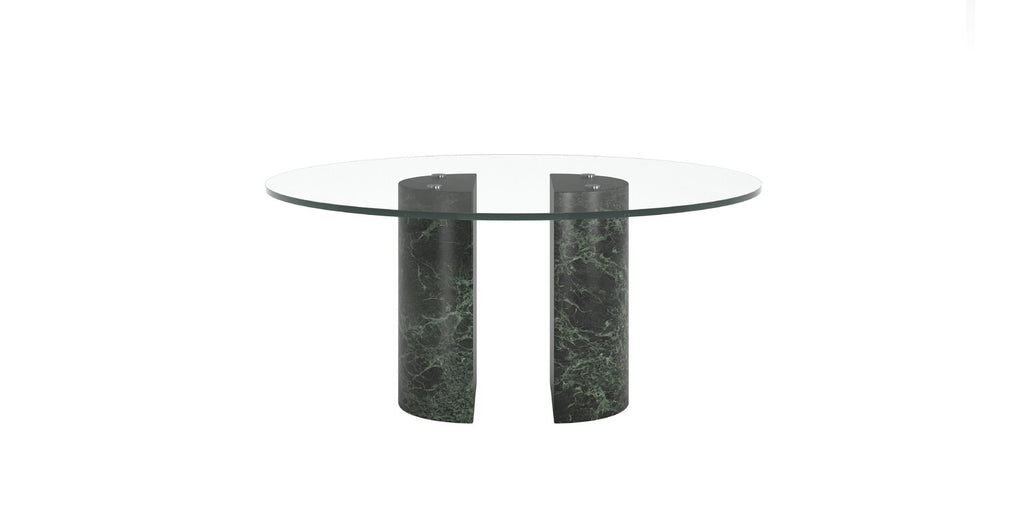 Dolmen Glass Table  by Cappellini, available at the Home Resource furniture store Sarasota Florida
