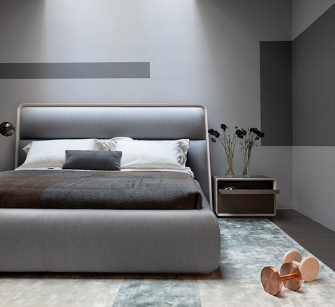 Frame Bed by Giorgetti – A stunning Italian-made bed featuring geometric lines, luxury craftsmanship, and modern design to elevate your bedroom. Available at Home Resource of Sarasota, Florida. by Giorgetti
