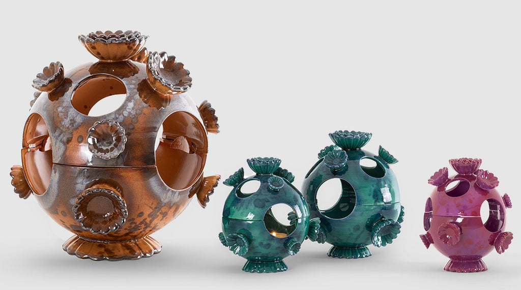 Marimo sculpture by Giorgetti – Italian-made floral-inspired flower holder in contemporary design, handcrafted for sophistication and quality. Available at Home Resource of Sarasota Florida. by Giorgetti for sale at Home Resource Modern Furniture Store Sarasota Florida