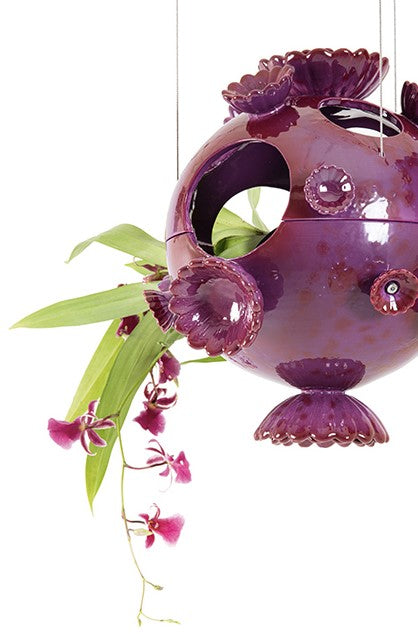 Marimo sculpture by Giorgetti – Italian-made floral-inspired flower holder in contemporary design, handcrafted for sophistication and quality. Available at Home Resource of Sarasota Florida. by Giorgetti for sale at Home Resource Modern Furniture Store Sarasota Florida