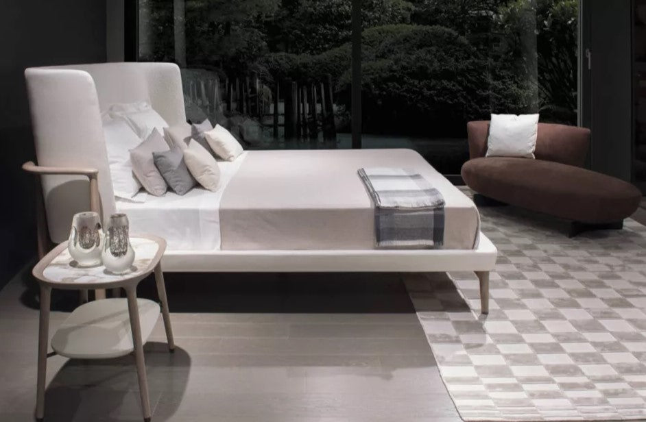 Pegaso bed by Giorgetti – Italian-made, contemporary bed with luxury, functional elegance, and sophistication. Available at Home Resource of Sarasota Florida. by Giorgetti for sale at Home Resource Modern Furniture Store Sarasota Florida