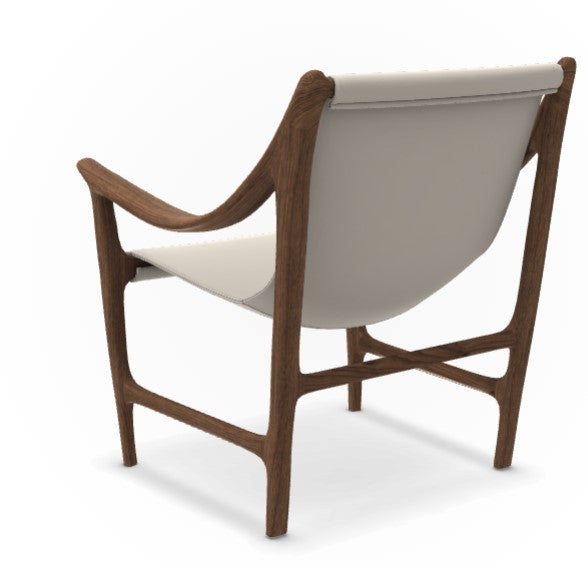 The Swing armchair by Giorgetti is a luxurious, handcrafted chair with vintage-inspired, modern Italian design. Available at Home Resource of Sarasota Florida. by Giorgetti for sale at Home Resource Modern Furniture Store Sarasota Florida