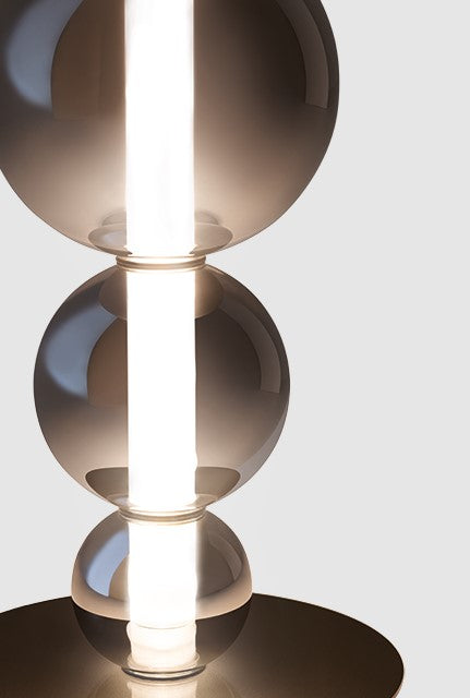 Upward accessory by Giorgetti, a sculptural piece that reveals its warm light at dusk. A perfect addition for living room elegance. Available at Home Resource of Sarasota Florida. by Giorgetti for sale at Home Resource Modern Furniture Store Sarasota Florida